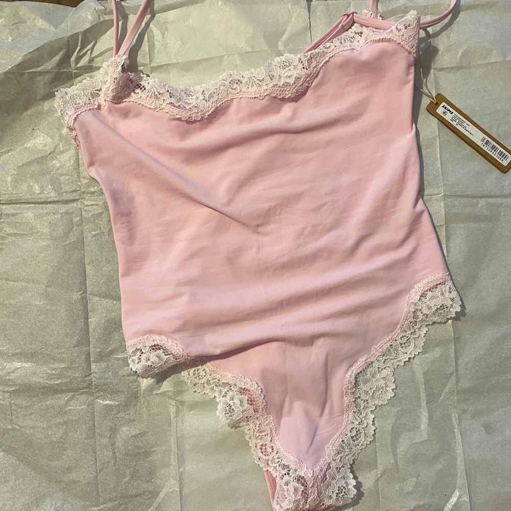 [Sold] Skims Cherry Blossom Bodysuit Size XS